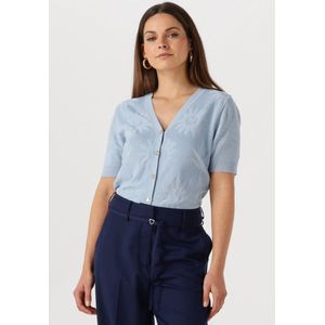 Fabienne Chapot - Maddy Cardigan - Lichtblauw - Dames - Korte Mouwen