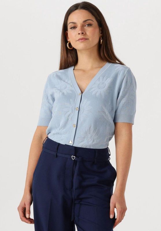 Fabienne Chapot - Maddy Cardigan - Lichtblauw - Dames - Korte Mouwen