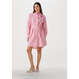 Blousejurk - Roze Gestreept - 100% Katoen - Aardbei-Patch