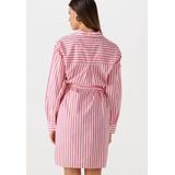 Blousejurk - Roze Gestreept - 100% Katoen - Aardbei-Patch