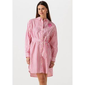 Blousejurk - Roze Gestreept - 100% Katoen - Aardbei-Patch