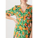 Fabienne Chapot - Ana Dress - Midi-jurk - Veelkleurig - Driekwart Mouwen