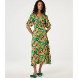 Fabienne Chapot - Ana Dress - Midi-jurk - Veelkleurig - Driekwart Mouwen