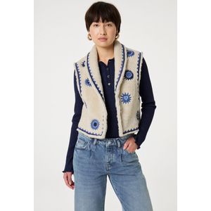 Fabienne Chapot - Sunny Gilet - Beige - Dames - 100% Katoen