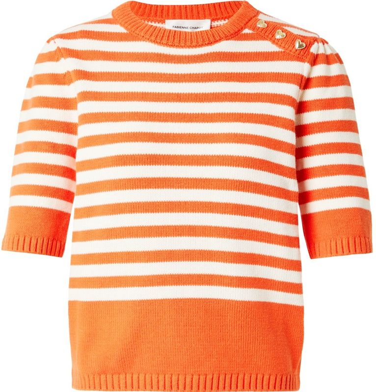Fabienne Chapot - Stine - Trui - Tangerine - Hoogwaardig Materiaal