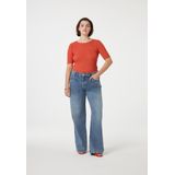 Fabienne Chapot, Dames, Truien, Oranje, Maat: XS Nylon,