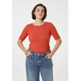 Fabienne Chapot, Dames, Truien, Oranje, Maat: XS Nylon,