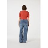 Fabienne Chapot, Dames, Truien, Oranje, Maat: XS Nylon,