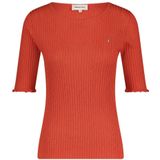Fabienne Chapot, Dames, Truien, Oranje, Maat: XS Nylon,