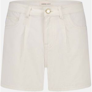 Fabienne Chapot, Dames, Korte broeken, Wit, Maat: XL Katoen,