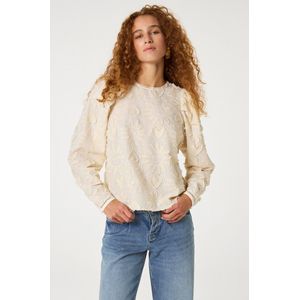 Fabienne Chapot - Ida Top - Overhemd - Beige - 100% Katoen