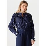 Fabienne Chapot Maisy Top Dames - Jurken - Donkerblauw - Maat 34