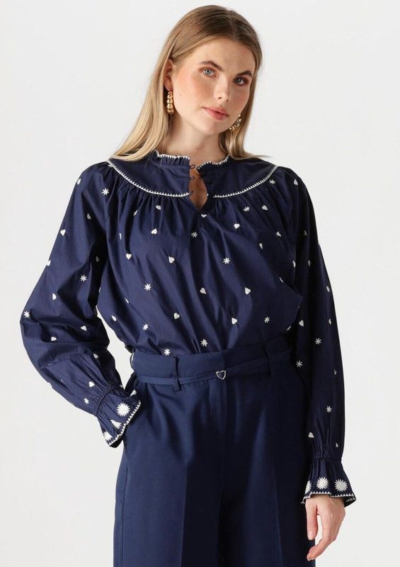 Fabienne Chapot Maisy Top Dames - Jurken - Donkerblauw - Maat 34