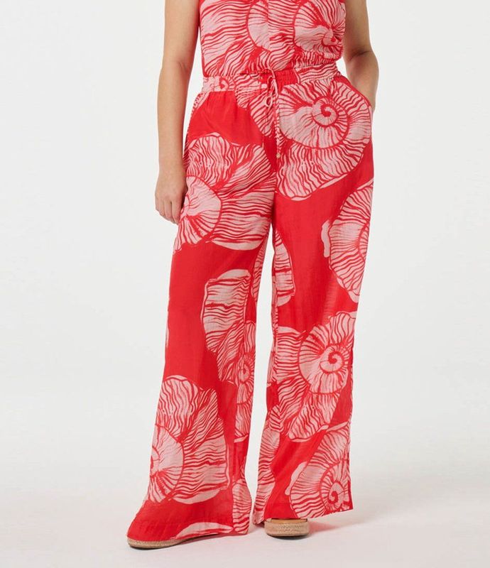 Fabienne Chapot - Brent - Broek - Rood - Dames - Katoen