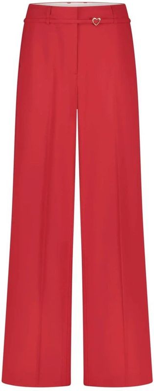 Fabienne Chapot - Nelsan - Chino Broek - Rood - Elastan Polyester Viscose