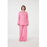 Fabienne Chapot - Roze Linnen Nura Pleated Broeken voor Dames