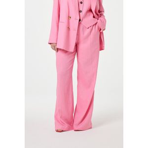 Fabienne Chapot - Roze Linnen Nura Pleated Broeken voor Dames