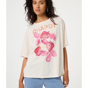 Fabienne Chapot - Steve Sketchbook - T-shirt - Gebroken Wit - Katoen