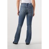 Fabienne Chapot - Retro Flare Jeans - Blauw - Hoogwaardige Stof