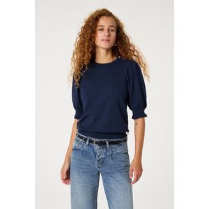 Fabienne Chapot Pullover Korte Mouwen - Donkerblauw