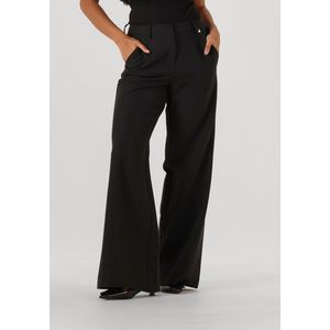 Fabienne Chapot - Puck Trousers 9001 - Broeken - Zwart - Hoge Taille - Extra Lange Pijpen