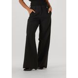 Fabienne Chapot - Puck Trousers 9001 - Broeken - Zwart - Hoge Taille - Extra Lange Pijpen