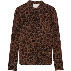 Fabienne Chapot - Kevis - Blouse - Roestbruin/Zwart - Dierenprint