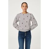 Fabienne Chapot - Dina - Sweater - Grijs Melange