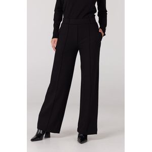 Jansen Amsterdam Jersey Pants Zwart Aleid wide