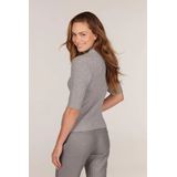 Jansen Amsterdam Fn154top bodil w24 000460 grey melange