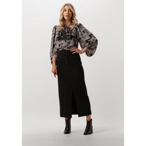 Jansen Amsterdam - Hvm 682 - Rok - Antraciet - Viscose