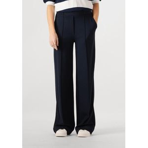 Jansen Amsterdam Hv404 Wide Pants Broeken Dames - Blauw - Maat XS
