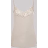 JANSEN AMSTERDAM - TC 103 - Hemdje - Beige - Katoen - Spaghetti Bandjes