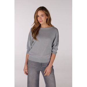 JANSEN Amsterdam pullover lichtgrijs met lurex