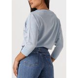 Jansen Amsterdam - Ilona Trui LK 194 - Dames - Blauw - Lange Mouw