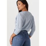 Jansen Amsterdam - Ilona Trui LK 194 - Dames - Blauw - Lange Mouw