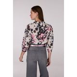 Jansen Amsterdam Manon Blouse Wam 199 3/4 Puffed Sleeve Dames - Jurken - Multi - Maat 34