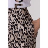 Jansen Amsterdam - Romana Broek - Bruin - Dames - Leer