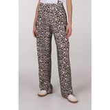 Jansen Amsterdam - Romana Broek - Bruin - Dames - Leer