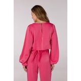 Jansen Amsterdam - Sam Blouse SQ 168 - Blouse - Roze - Leer