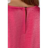 Jansen Amsterdam - Sam Blouse SQ 168 - Blouse - Roze - Leer