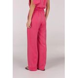 Jansen Amsterdam - Dames Broek - Roze - Wijde Pasvorm