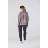 Jansen Amsterdam - Kessa Blouse WA 738 Necktie - Bruin - Dames