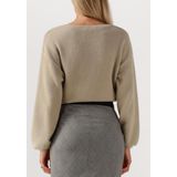 Jansen Amsterdam - Caily Trui P 150 Round Neckline - Trui - Beige