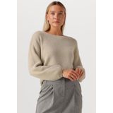 Jansen Amsterdam - Caily Trui P 150 Round Neckline - Trui - Beige