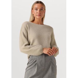 Jansen Amsterdam - Caily Trui P 150 Round Neckline - Trui - Beige
