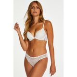 Hunkemöller - Push-up BH Angie - Wit - Plunge Fit