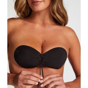 Hunkem ller PU Stick on bra Dames Plakbeha - Zwart - Maat D