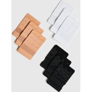 Hunkemöller - BH Accessoire - Verlengstuk 3-haaks - Wit - 3 Stuks