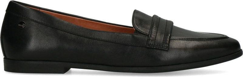 No Stress - Zwarte Leren Loafers - Leren - Memory Foam Voetbed